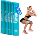 Latex Mini Resistance Bands Sets for Trainers, Bootcamp, Gym for Men and Women in Fun Colors - Ebook, Videos and Workout Chart Included by Iron Core Fitness