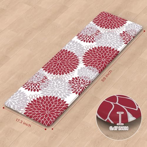 KIMODE Kitchen Mats for Floor Anti-Fatigue Cushioned Comfort Standing Mat