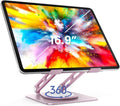 LOXP Tablet Stand, Heavy-Duty Base for iPad Stand for Desk - Purplish Pink