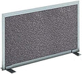 OBEX Acoustical Free Standing Privacy Screen, Cubicle Accessories Desk Privacy Panel, Desk Dividers for Office, Office Furniture Partitions Portable Sound Proof Dividers, 12" x 48", Graphite