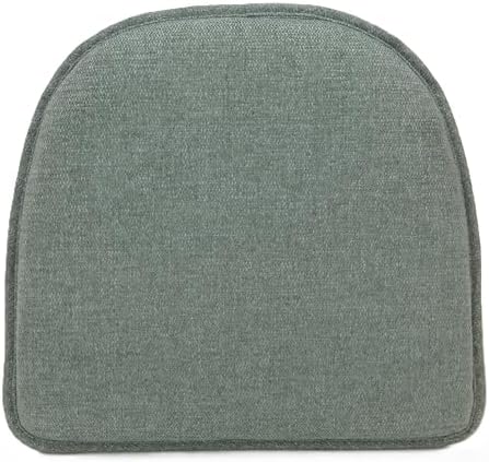 Klear Vu Raindrop The Gripper Non Slip Chair Cushions, Soft & Comfortable Seat Pad, Sitting Pillow for Kitchen, Dining or Office, 6 Count (Pack of 1), Green