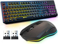 Chroma Wireless Gaming Keyboard and Mouse Bundle, US Layout, Backlit RGB