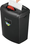 Woolsche 12-Sheet Cross Cut Paper Shredder with Large 5.55-Gallon Basket - P-4 Security, 3-Mode Shred for Cards/CDs/Staples/Clips - Jam Proof System for Office (ETL Certified)