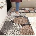 HEBE Anti Fatigue Kitchen Rugs Set of 2, Cushioned Kitchen Mats for Floor