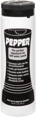 API Pepper - 2lb Salt Water Pool Chemical Maintenance Balancer - White Granular - Prevents Scale, Corrosion, Maintains Low Phosphate Levels