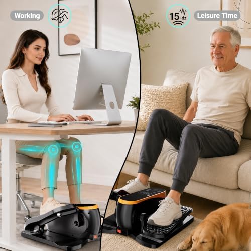 ZTT Electric Under Desk Elliptical, Motorized Leg Exerciser for Seniors
