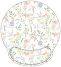 RICHEN Ergonomic Mouse Pad with Wrist Support,Non-Slip Rubber Base for Computer Laptop & Mac,Lightweight Rest for Home,Office & Travel (Flowers Swallows)