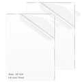 2 Pack 18x24 Inch Acrylic Sheet 1/8" Thick, Cast Acrylic Sheet, Clear Plexiglass Sheets, for Craft Projects, Display Cases, Signs, Photo Frame