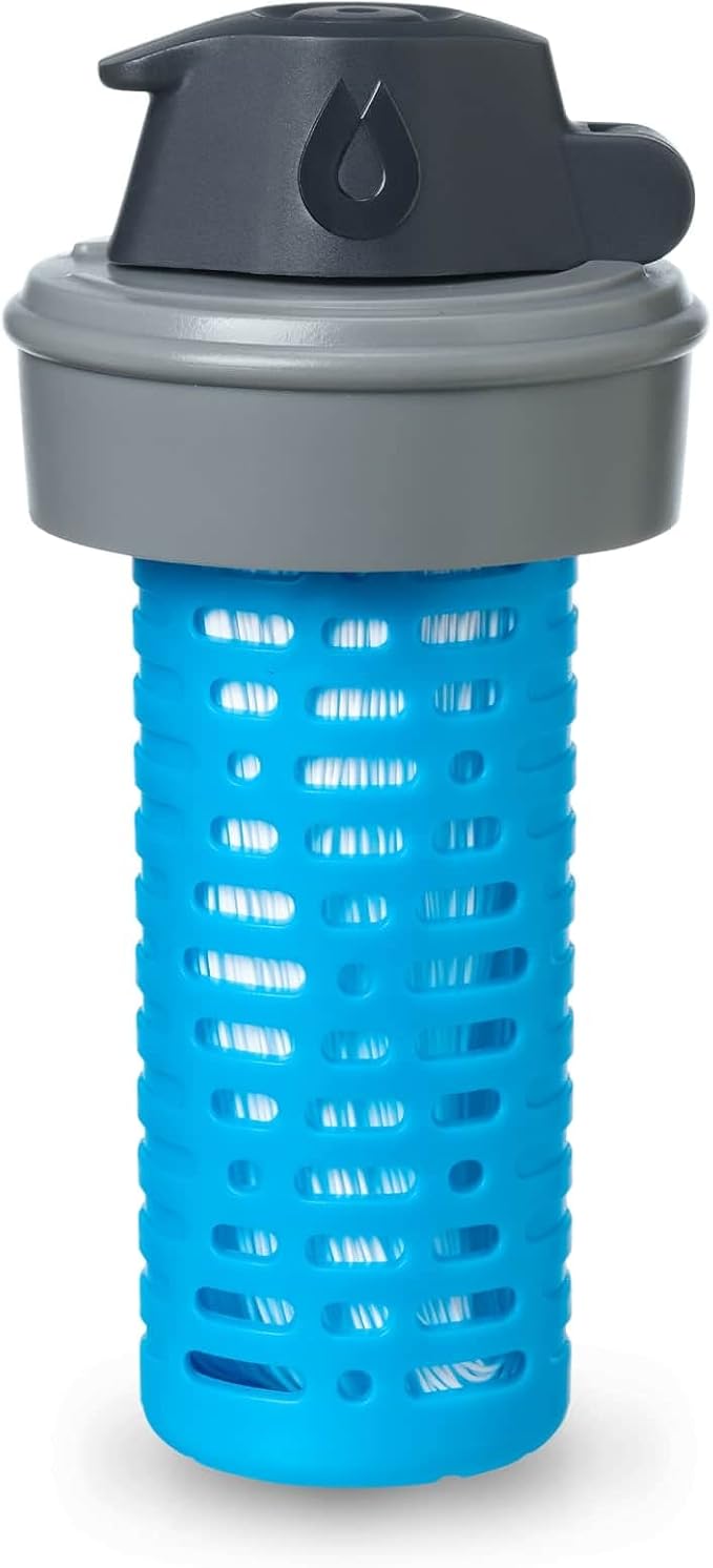 HydraPak 42mm Filter Cap - Water Filtration Accessory - Fast Flow - Perfect for Hiking, Endurance Sports, Camping, Travel, and Emergency Preparedness