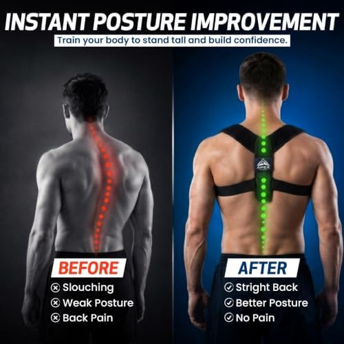 Posture Corrector for Women & Men – Complete Kit