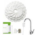 Faucet Filter Cotton Bags (100pcs) | Universal Tap Compatible Filter Bags, Splash-Proof Water Filtration Design, Tool-Free One-Step Installation