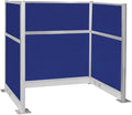 Versare Pre-Configured Hush Panel Electric Cubicle | Workstation Divider Walls | Cubicle Privacy Panels | Office Partition Walls