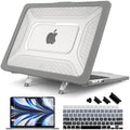 Batianda Extreme Heavy Duty Case for MacBook Air 13.6" 2026-2022, Grey
