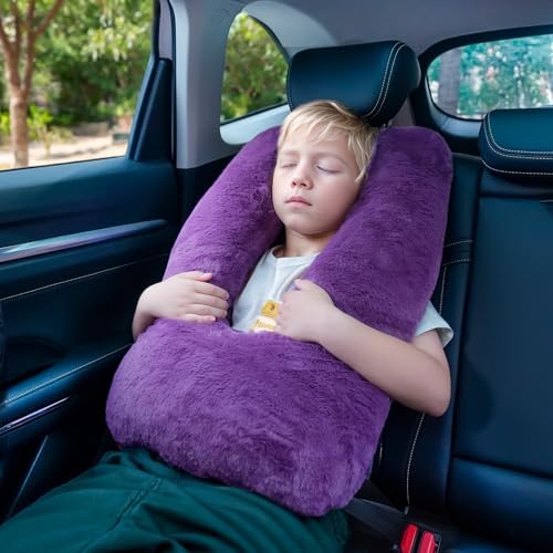 Atablyn Travel Pillows for Car Back Seat U Shaped Travel Pillow Cushion Car Pillow for Family Sleeping Airplane Adults and Children Head Neck and Body Support Long Distance Journey Accessories