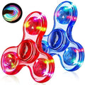 Fidget Spinner 2 Pack, Light up Sensory Fidget Toys Adults Kids Autism ADHD