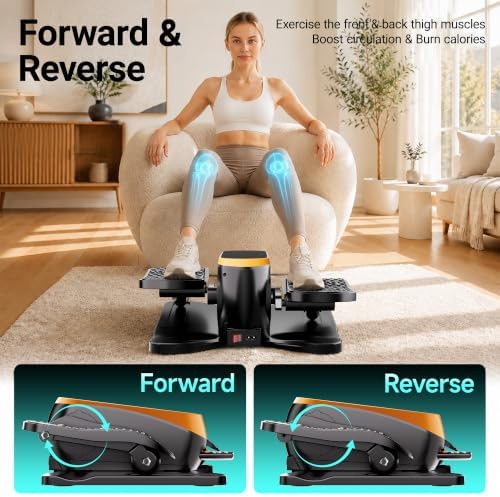 ZTT Electric Under Desk Elliptical, Motorized Leg Exerciser for Seniors