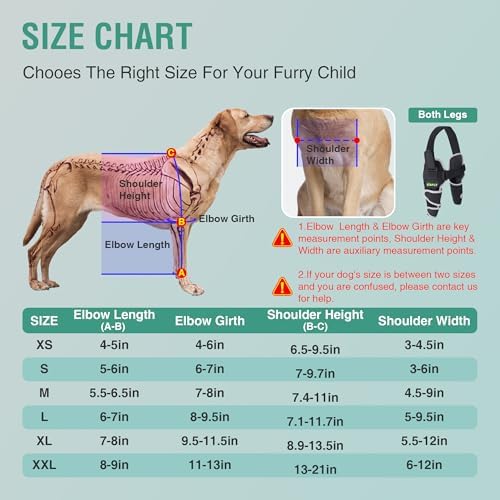 Dog Elbow Protector for Large Dogs Shoulder & Pressure Sores Support