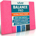 Vive Balance Pad - Foam Large Yoga Mat Trainer for Physical Therapy, Stability Workout, Knee and Ankle Exercise, Strength Training, Rehab - Chair Cushion for Adults, Kids, and Travel