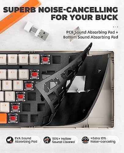 MAGIC-REFINER RK96 100 Keys Wireless Mechanical Gaming Keyboard