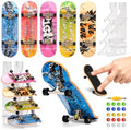 CS COSDDI Finger Skateboard Set，5 Pro Fingerboards and Rack