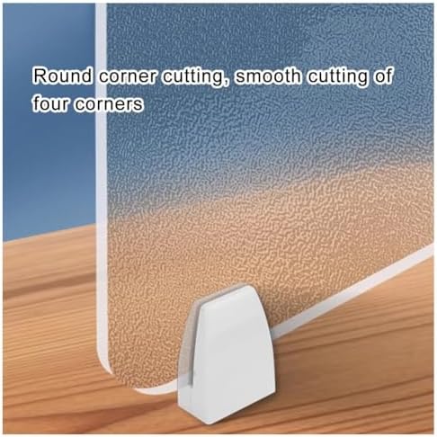 Acrylic Frosted Desk Divider Screen - Portable Privacy Panel for Workstations, Offices & Schools, Reduces Visual Distractions, 100x30cm (39.4x11.8in) - Clear-B
