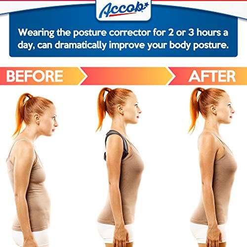 Posture Corrector for Men and Women - Adjustable Upper Back Brace for Clavicle Support and Providing Pain Relief from Neck, Back and Shoulder(Universal)