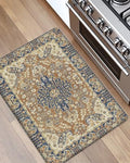 DEXI Kitchen Floor Mats Cushioned Anti Fatigue Runner 24x35 Brown Beige
