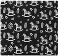 Memory Foam Gaming Chair Pad Square Cushion Dala Horse