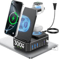 300W Charging Station for Multiple Devices Apple,zutspzss Wireless Charger