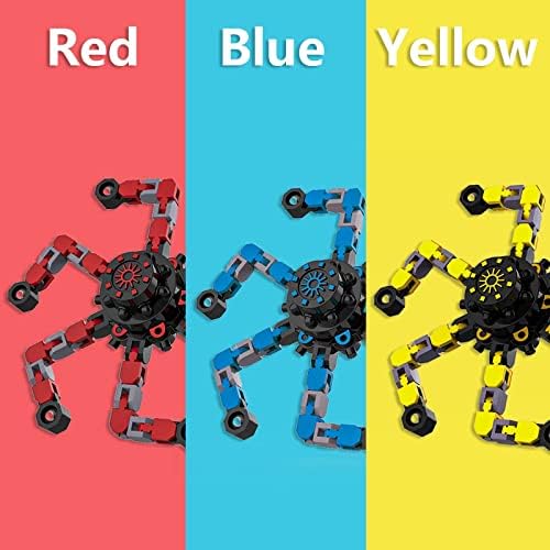 Transformable Fidget Spinners,YIZER 3PCS Funny Sensory Fidget Toys for Kids
