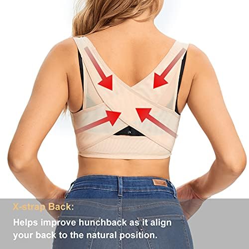JOYSHAPER Chest Brace Up for Women Posture Corrector Shapewear Vest Tops Bra Support Shaper