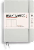 LEUCHTTURM1917 - Notebook Hardcover Medium A5-251 Numbered Pages for Writing and Journaling (Light Grey, Plain)