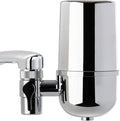 iSpring DF1-CHR Faucet Water Filter, Carbon Block Water Filtration System, Tap Water Filter, Reduces Chlorine, Heavy Metals and Bad Taste -1 Filter Included