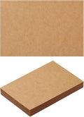50 Sheets Blank Cardstock Paper 250 GSM Thick Heavy Cards Stock for DIY Art Projects, Card Making, Postcards, Greeting Cards, Birthday Party, Wedding Invitation (Brown, 3x5 inches)