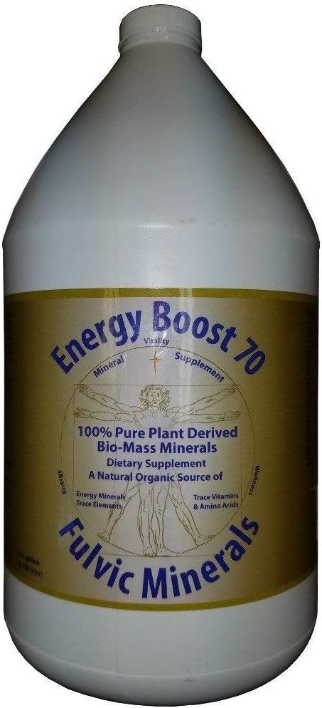 Fulvic Minerals Trace Elements Vitamins and Amino Acids Morningstar Minerals (1 Gallon)