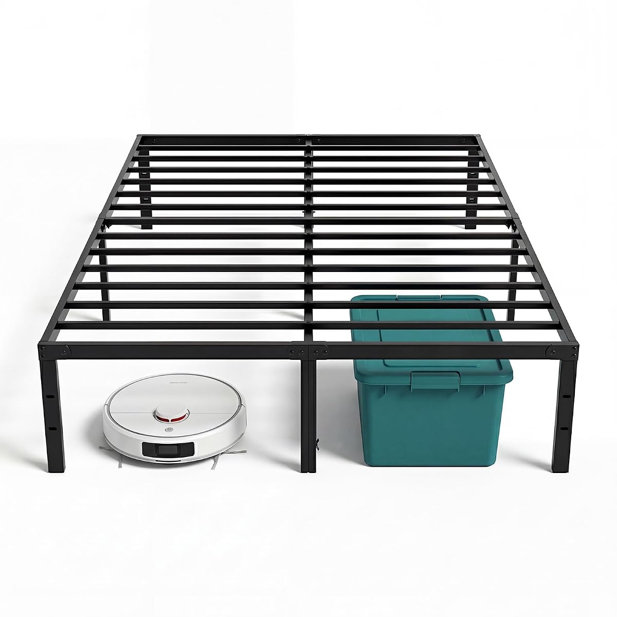 Full Size Metal Bed Frame, Platform Bed Frame, 18 Inch