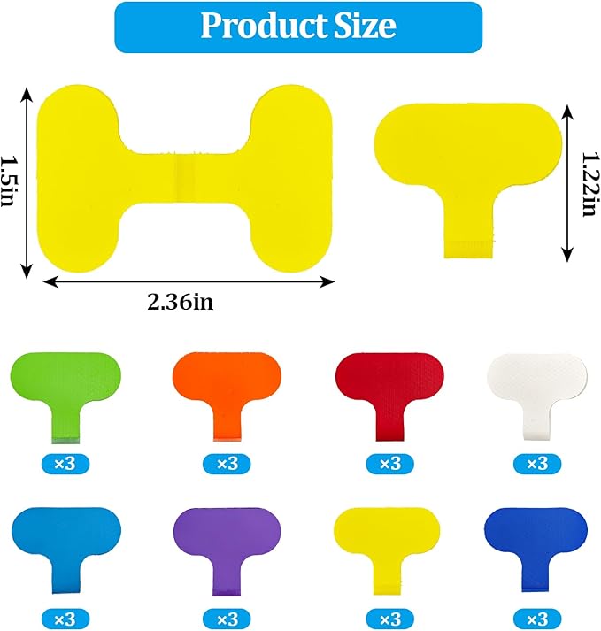 24 Pcs Cable Cord Labels,Wire Labels, Cable Tags, Computers Cable Management and Identification,Multicolored Handwriting Cable Tags
