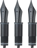 Asvine 3 PCS Fountain Pen Black Nib #6 Fine Nib V169, P20, P30 and V126
