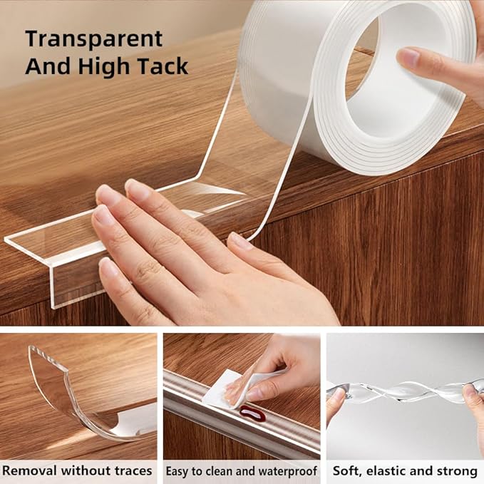 Baby Proofing Edge Protector for Baby 9.84ft Clear Edge Protector Strip Safety Corner Guards Child Proof Corner Bumper for Furniture