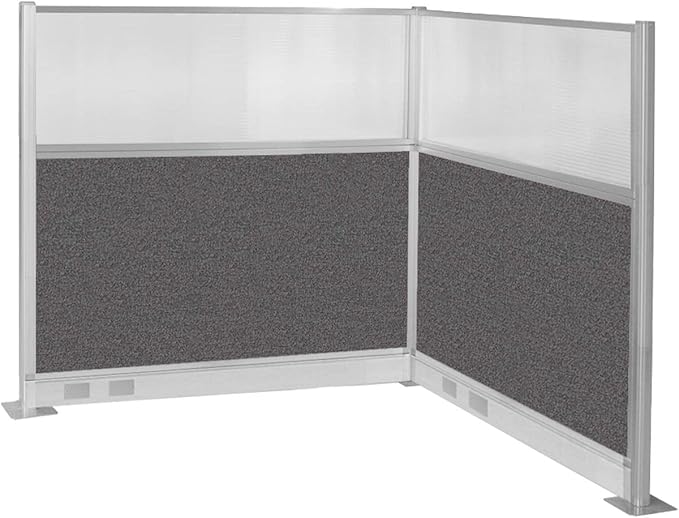 Versare Pre-Configured Hush Panel Electric Cubicle | Workstation Divider Walls | Cubicle Privacy Panels | Office Partition Walls