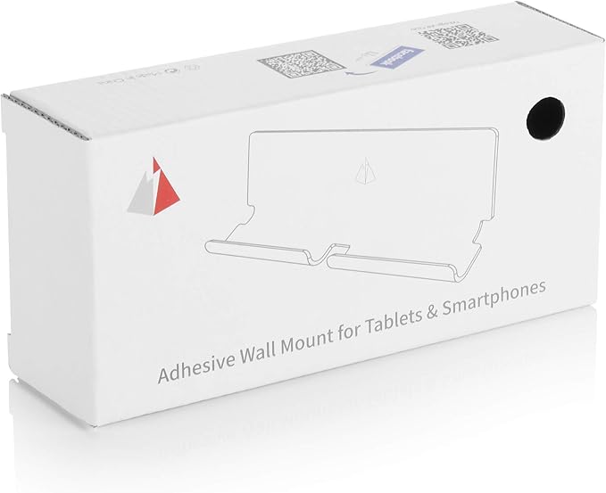 TXEsign Adhesive Wall Tablet Holder Mount Stand for Tablet Smartphones eReader Wall Holder Mount (Black)