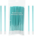50PCS Disposable Crevice Cleaning Brush Kit, Disposable Toilet Brush, Window Sill, Keyboard, Car AC Cleaner (Blue)