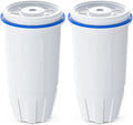 Water Filter Replacement Fit for Zero Pitcher and Dispensers ZR-001 ZR-004 ZR-017 ZS-008, Removes TDS for Pure Taste, 5-Stage Filtration System to Reduce Lead, Chlorine & PFOA/PFOS, 2 Pack, by NUTTUTO