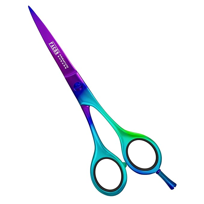 Facón Hair Cutting Scissors - Professional Hair Scissors 6.5 Inch Razor Edge Barber Shears Salon Hair Cutting Shears - Japanese Stainless Steel - Precision Cutting Premium Shears for Men, Women & Kids
