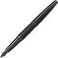 Cross ATX Brushed Black Stainless Steel Fine Nib Fountain Pen - Refillable Pen for Smooth Writing - Black Ink - Comfortable Grip - Long-Lasting - Professional Office Supplies