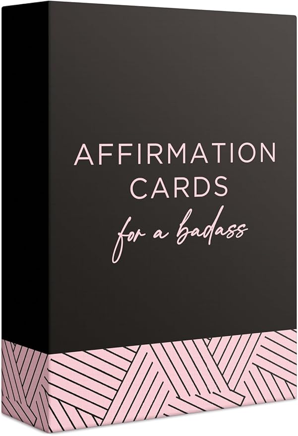 52 Affirmation Cards for a Badass - Daily Motivational Birthday Gifts for Women, Best Friend, Self Care, Her, Sister, Daughter, Mom and More