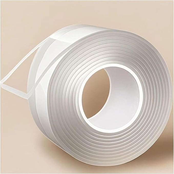 Clear Edge Protector Strip,2in Width x6.6ft Length(5cmx2m),Self Adhesive Protective Corner Bumper for Cabinet Doors,desks, Glass, Dining Tables, Furniture, Kitchen countertops