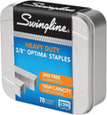 Swingline Staples, Premium High Capacity for Desktop Staplers, 3/8" Length, 125/Strip, 2500/Box, Jam Free, Optima (35550)