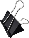 DSTELIN Extra Large Binder Clips 2.4-Inch (18 Pack), Big Paper Clamps for Office Supplies, Black
