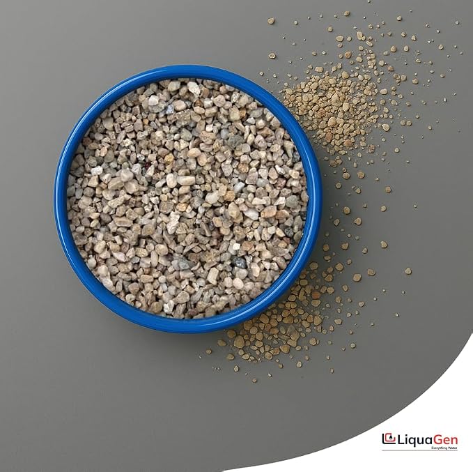 LiquaGen - Gravel for Water Softeners (5 LBS) | Media to Neutralize Hard Water | Fine Bulk Gravel Compactor Substrate for Soft Water & Clean Purified Water